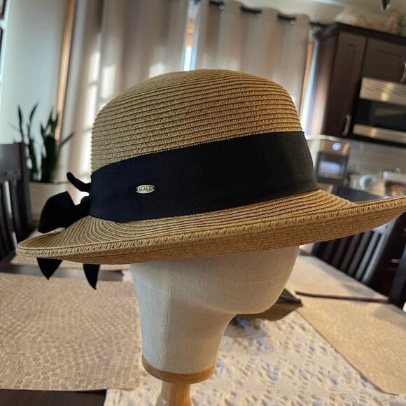 Scala womens woven sun hat - Picture 2 of 12